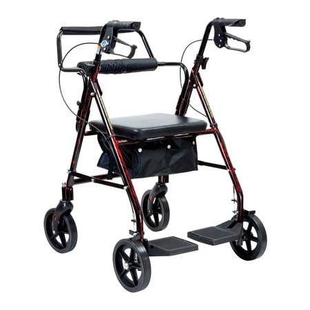 Dynarex Dynarex DynaGo Duo Transport Rollator, Black 10208